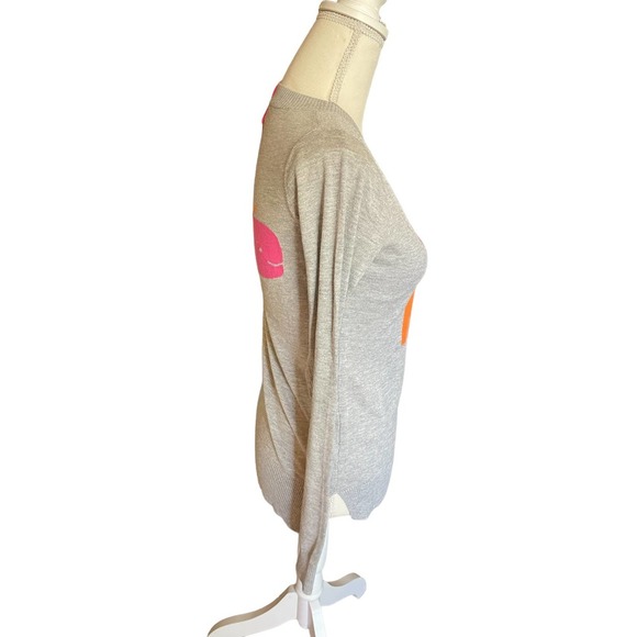 NWT Macbeth Collection Womens Crew Neck Summer Sweater Long Sleeve Size S Gray - Picture 2 of 4